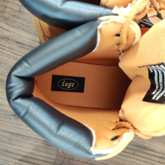 LUGZ Rucker Hi Ankle Boot Women Sz 9 Wheat Tan Lug‎ Sole Casual Walking Lace Up - Picture 11 of 16